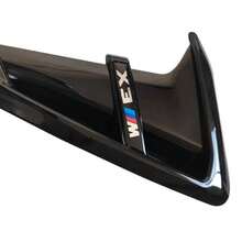 Haifischkiemen Seitliche Luftstromabdeckung Zierleiste ABS für BMW X3 G01 X4 G02 X3M X4M 2018-2021 (Hochglanz Schwarz, X3 M) - Einheitsgröße - Übersicht 5