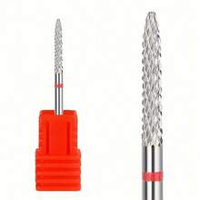 1 pezzo Punte per trapano per unghie in carburo, spazzola per lucidatura e pulizia delle unghie, rimozione per unghie in acrilico e gel, strumenti per la lucidatura, pedicure e manicure, di qualità professionale per salone - Multicolore - Visualizzare 6