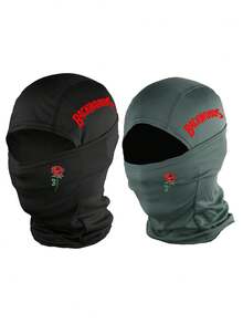 1 szt./2 szt. unisexowa kominiarka z nadrukiem, ocieplacz na szyję, oddychająca nakrycie głowy do uprawiania sportów na świeżym powietrzu, odpowiednia na codzienne wyjścia, wędrówki, wędkowanie, dojazdy do pracy