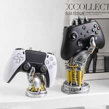 1 Giá đỡ tay cầm chơi game in 3D Cyberpunk - Bộ sắp xếp để bàn đa năng cho tay cầm chơi game và điện thoại | Trang trí theo phong cách cơ khí | Lý tưởng để sử dụng tại nhà và văn phòng Playstation 5, Phụ kiện chơi game, Quà tặng bạn trai, Quà tặng vòng tay - Cánh tay robot một kích thước 1PC - Xem 19