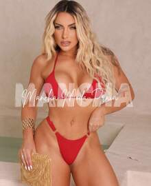 FITA Polyamide Bikini With Lined Cups - S, M, L, XL - Red - View 9
