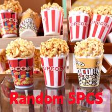 Miniaturrealistischer 3D Popcorn Eimer, DIY Ohrringe Zubehör, Mikrolandschaft Requisite, Kunstharz Lebensmittel Spielzeug, Puppenhaus Dekoration, Schreibtisch Ornament, Fotografie Requisite, Szenerie Requisite, Geschenk zu Feiertagen, Geburtstagsgeschenk, Ostergeschenk, Oster Dekoration, Ramadan Geschenk, Ramadan Dekoration - Verschiedenfarbig - Übersicht 11