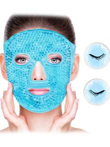 1个冷热凝胶面膜，夏季PVC冷热敷美容面膜，清凉眼膜，冰袋面膜，化妆，便宜，房间装饰，梳妆台，旅行，卧室，化妆配件，粉扑，美妆蛋，散粉，化妆海绵，便宜，圣诞礼物，化妆品，化妆工具，便宜货，礼物，女士礼物，圣诞礼物