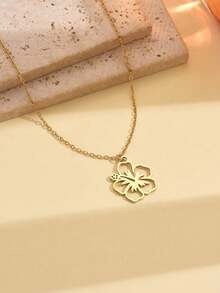 1pc Gothic Dragon Pendant Necklace For Women, Fashion Stainless Steel Necklace - Flying Dragon Necklace - View 7