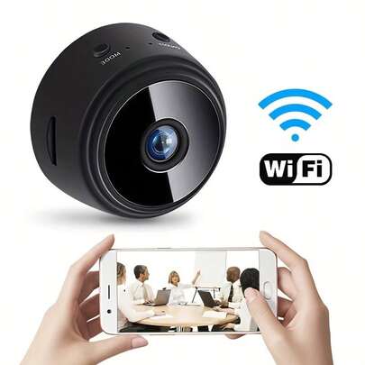 1/2/3/4pcs Wireless Smart Security Camera With App Control - 1080P HD Video, WiFi & Wireless Connection, Magnetic Mount, Rechargeable Battery, Dual USB, For Home & Car Monitoring | Wireless Security Camera, Indoor Monitoring, Compact Design, Modern Surveillance, Durable Construction, High-Quality Lens, Small Business, Remote Workers