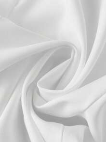 Women's Collared Shirts Fashionable Solid Color Long Sleeve Slim Fit Button Down Blouse - White - View 5