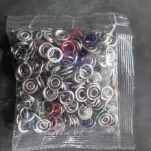400/800 chiếc nút bấm kim loại nhiều màu, 100/200 bộ kìm bấm năm chấu kèm hộp, kìm bấm cho quần áo da thủ công may vá kim loại - Nhiều màu - Xem 9