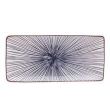 Wolff Koji Rectangular Porcelain Plate, 12cm - Blue - View 2