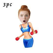 1/3pcs Custom Sports-Themed Keychain, Custom Gym Keychain With Photo, 33 Styles,Personalized Bodybuilder Keyring, Funny Fitness Gift For Him, Weightlifting Cartoon Caricature, Gym Bro Gift,Gift For Sports Lover