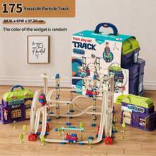 City Adventure Track Toy Set, Transformable Train & Car, Educational Electric Toy Car, Children's Birthday Gift