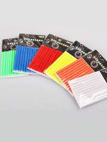 12片装反光自行车辐条贴纸管条警示灯DIY自行车轮装饰骑行反光安全套装