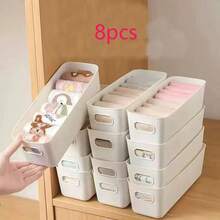 Socks & Underwear Organizer Box, Desktop Storage Basket Drawer Divider Organizer - Multicolor - View 15