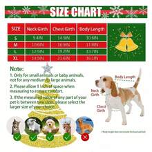 2 Styles Dog Christmas Dress, Santa Claus Pet Clothes Velvet Dress Warm Shirt Winter Coat Christmas Holiday Outfit Cute Girl Dress, Suitable For Small & Medium Dogs And Cats - Multicolor - View 5