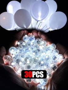 150颗LED白色电子发光圆球灯，闪亮小球灯，手工气球灯，电池供电电子圆球灯，LED气球灯，适用于乳胶气球、霓虹派对、花瓶、纸灯笼、礼品装饰