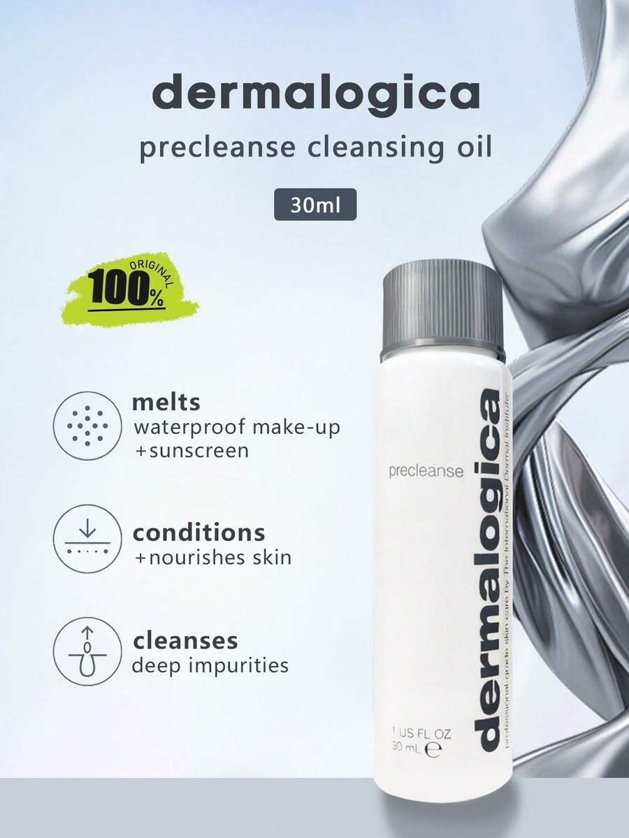 Dermalogica 预清洁卸妆油 30ml，油状质地，轻盈水润，快速乳化，深层清洁，溶解彩妆，温和配方，蕴含植物萃取精华，多效合一，无添加剂 - 30ml - 查看 1