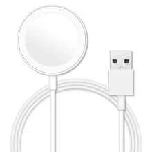 Cable cargador magnético para reloj, adaptador de carga inalámbrica portátil compatible con Apple Watch Series Ultra/8/7/6/SE/SE2/5/4/3/2/1, adecuado para oficina, dormitorio y oficina en casa - Blanco - Ver 9