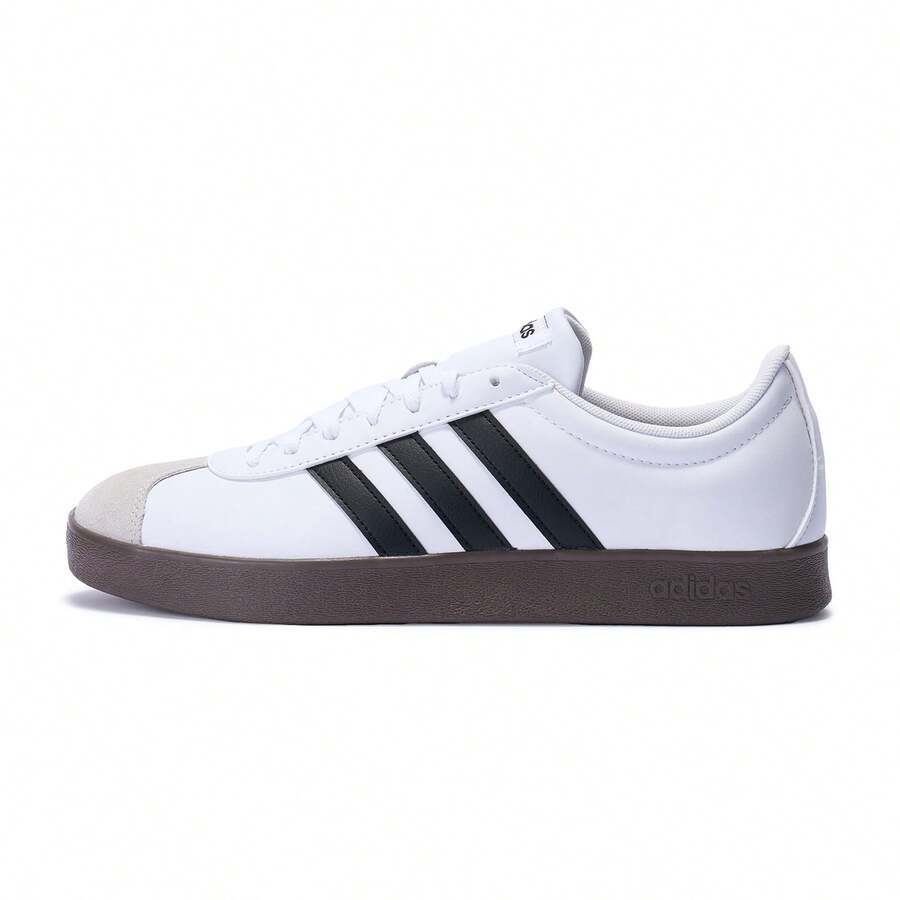Zapatillas casuales ADIDAS VL COURT BASE para mujer, zapatos vulcanizados de caña baja, nueva llegada de primavera 2026, ID3711 - Blanco - Ver 1