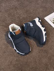 1 Pair Children's Outdoor Sports Shoes, Fashion Non-Slip Casual Durable Leather Running Shoes, Lightweight Kids Sports Shoes, Spring/Autumn