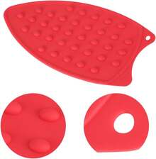 EstiloTendenciaMueble Para Planchar Ropa, Estera De Planchado De Silicona, Almohadilla De Descanso De Hierro De Silicona Multiuso, Base Para La Plancha Ropa Para Tabla De Planchar [Rojo]Calidad PremiumVersióN Mejorada - 1 - Ver 4