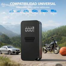 Arrancador De Bateria De Auto 3000A 12V Con Compresor De Aire 150 PSI, 26800 Mah Cargador De Bateria De Auto, Jumper Para Carro Con Pantalla LCD Extragrande Y Luces LED Súper Potentes, Multifuncional - 1 - Ver 1