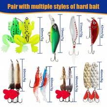 Christmas Lure Fishing Gift Set, Includes Jig, Minnow Plastic Bait, Blind Box Gift - Multicolor - View 4