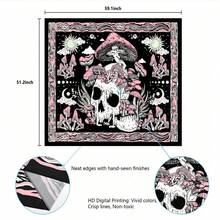 1件趣味挂毯可爱房间装饰家居MD墙纸挂毯美观旗帜房间装饰床头板壁纸背景布 - 彩色 - 查看 4