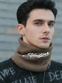 Khăn quàng cổ in logo bảng chữ cái tùy chỉnh, Khăn quàng cổ tên cá nhân, Khăn quàng cổ giữ ấm, Khăn quàng cổ đan cáp dày chất lượng cao cho mùa đông với màu sắc tương phản, Phụ kiện cổ ấm áp và chống gió, Thích hợp cho các buổi đi chơi hàng ngày của phụ nữ, Đi chơi với bạn bè - Nhiều màu - Xem 3