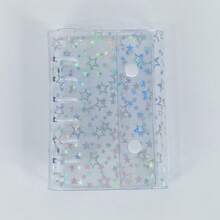 A7 Size Portable Transparent Loose-Leaf Binder, Transparent Sticker Book, Photo Storage Sleeves, Photo Album, Budget Planner, Diary, Notebook, Office Supplies - Decorative Card Holder - View 7