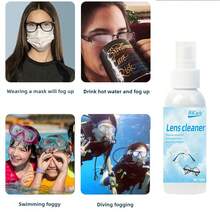 H4Cacle 眼镜清洁喷雾，防雾镜片清洁喷雾——防止起雾，清洁镜片，保持清晰视力。