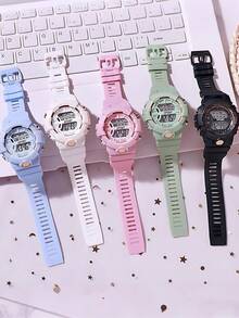 LED Mori Style Ins Style Electronic Watch Simple Multifunctional College Watch