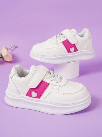 1 par de zapatillas casuales de suela plana y suave antideslizante, zapatos de correr versátiles y de moda para niños, adecuados para uso diario y actividades al aire libre en primavera y otoño