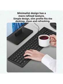 Lenovo KM301 Wired Keyboard And Mouse Set, USB, Universal For Business And Office Laptops And Desktops - Black - View 4