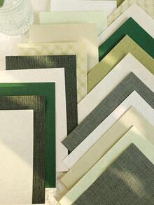 20pcs Mixed Color Decorative Craft Paper - Nhiều màu - Xem 7