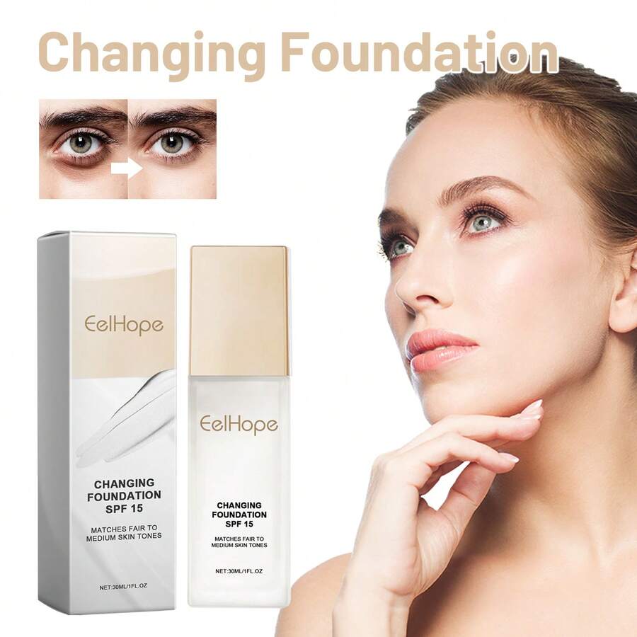 Moisturizing Foundation Liquid, Isolating Cream, Moisturizing And Nourishing Long-Lasting Natural Lightweight Base Makeup To Cover Skin Imperfections, Foundation Cream