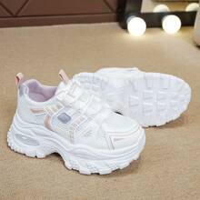 2025新款女士厚底休闲运动鞋，厚底运动鞋 - 白色 - 查看 8