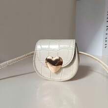 Fashionable Heart-Shaped Crossbody Coin Purse For Girls - A - View 13