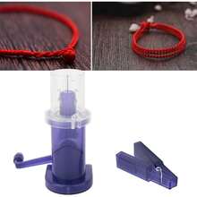 Longzhuoáquina de Tejer Tejedora de Carrete Manual, herramientas de tejer para suéteres,áquina de tejer a mano, Para Calcetines Pulseras de Joyería Hecho a Mano, para Principiantes - 1 - Ver 3