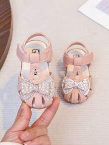 Infant Soft Bottom Toddler Shoes, Summer New Style Baby Girl Sandals, 0-3 Years Old - Pink - View 12