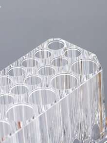 26孔亚克力笔筒收纳架，极简美甲刷收纳架，桌面收纳架