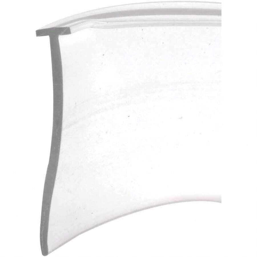 Burlete inferior para puerta de ducha SLAW Prime-Line M 6211 de 36 pulg. x 1 pulg., de construcción de vinilo transparente con inserto en forma de T de 5/32 pulg., paquete individual - Claro - Ver 1