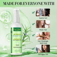 Goiple 100毫升/200毫升迷迭香米水强韧护发喷雾，浓稠型喷雾，蕴含迷迭香油、大米提取物、生物素和多种滋养发油。柔顺、抚平、滋养干燥受损发质，修护分叉。滋养头皮，深层调理秀发。适合所有发质。 - 彩色 - 查看 5