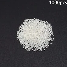 100pcs/Pack ABS Faux Pearl Beads, Hole-Less, For DIY Jewelry Making, Suitable For Bracelets, Necklaces, And Crafts - Pure White/pearl - View 22