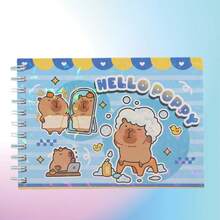 1 Stück Hello Poppy Malbuch: Malbuch für Erwachsene und Jugendliche mit gemütlichen Szenen und süßen Tierfiguren zum Entspannen (Gemütliche und kuschelige Malbücher), Schulanfang, Schulmaterial, Zeichnen & Malen, Weihnachten