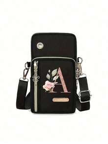 女士手机包,玫瑰金字母印花迷你斜挎包,竖款零钱包,运动手提包/跑步腕包,迷你休闲斜挎手机包,带耳机孔,适合白领上班族、大学生、上班族、商务人士、通勤族、办公室、周年纪念日、送给爱人的礼物、生日礼物、情人节礼物、圣诞节礼物、感恩节礼物 - 彩色 - 查看 26