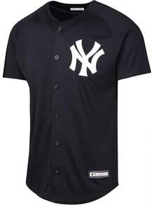 Jazz Chisholm Jr. New York   Camiseta de Jugador Alternativo para Niños y Jóvenes 8-20 Azul Marino - Blanco - Ver 2