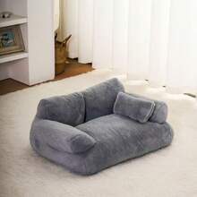 4 saisons Canapé pour chat de compagnie, Lit de chat amovible et lavable, Lit de chien, Lit de chat, Fournitures pour animaux de compagnie - Gris foncé - Voir 4