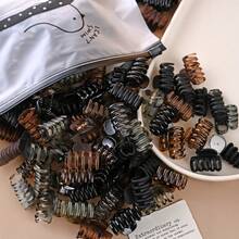 20个/2个/1个 女士抓握方形月亮发爪（颜色随机）发夹配饰，适合女性 - 彩色 - 查看 8