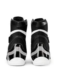 TACHUAN 男士高帮专业拳击鞋、摔跤训练靴、泰拳鞋、健身武术运动鞋