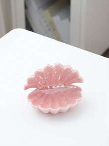 1pc Shell Jewelry Tray, Artistic Decorative Style, Multifunctional Half-Circle Key And Jewelry Storage Rack, Suitable For Entryway/Vanity, Home Decor, Thoughtful Gift For Mother/Friend - Wedding Gift, Jewelry Tray, Essential For Sun Protection Travel