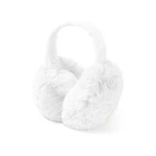 1PC Black & White Foldable Fluffy Warmers Headband, Fluffy Warm Ear Muffs For Men And Women - 白色 - 查看 6